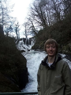 Chris Swithinbank at Swallow Falls, Betws-y-Coed.